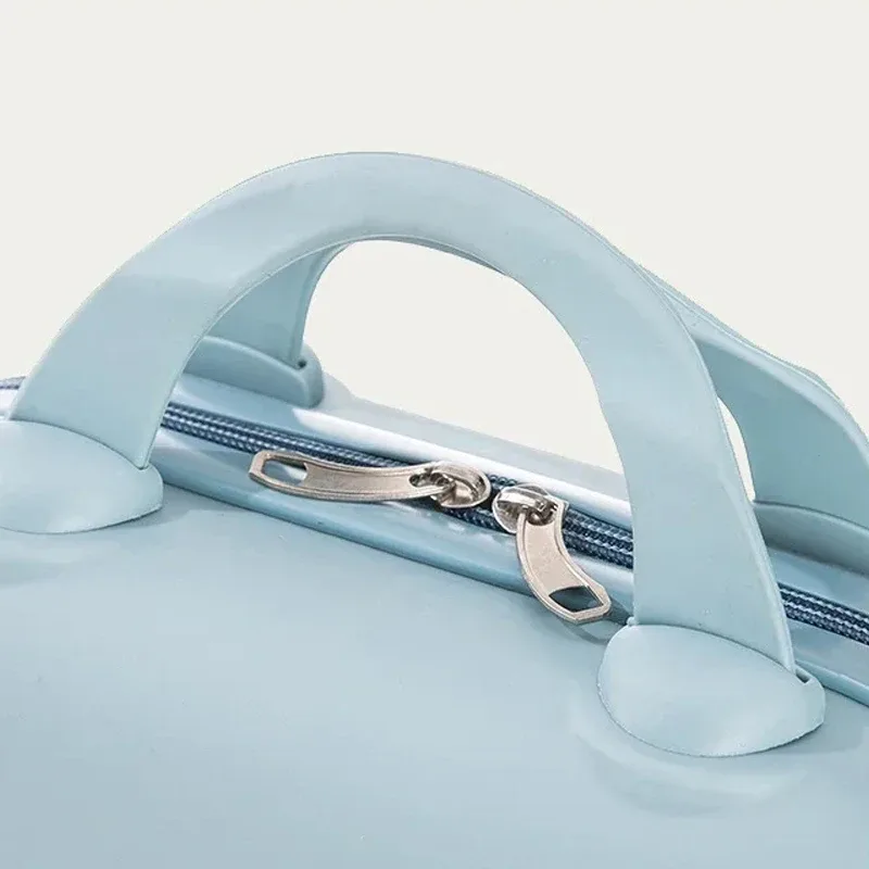 housse polyester blanc gris bleu clair rose vert pastel ordinateur tablette voyage petite taille carrée poignées courtes
