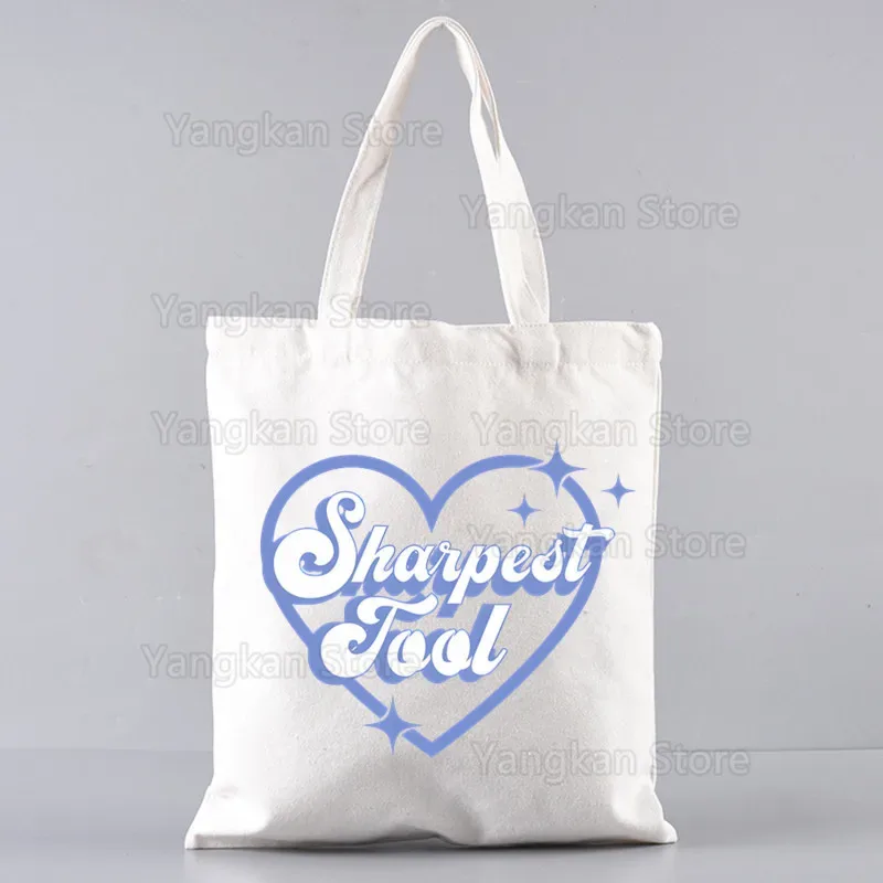 sabrina carpenter short n' sweet sacs à main unisexes sac fourre-tout en toile personnalisé imprimé utilisation quotidienne sac de courses décontracté de voyage réutilisable