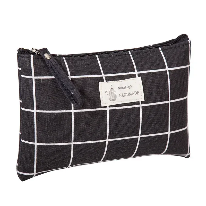 nouveau femmes voyage sac cosmétique toile portable fermeture éclair sacs de maquillage femme sacs à main trousse à crayons articles de toilette stockage sac de lavage chaud