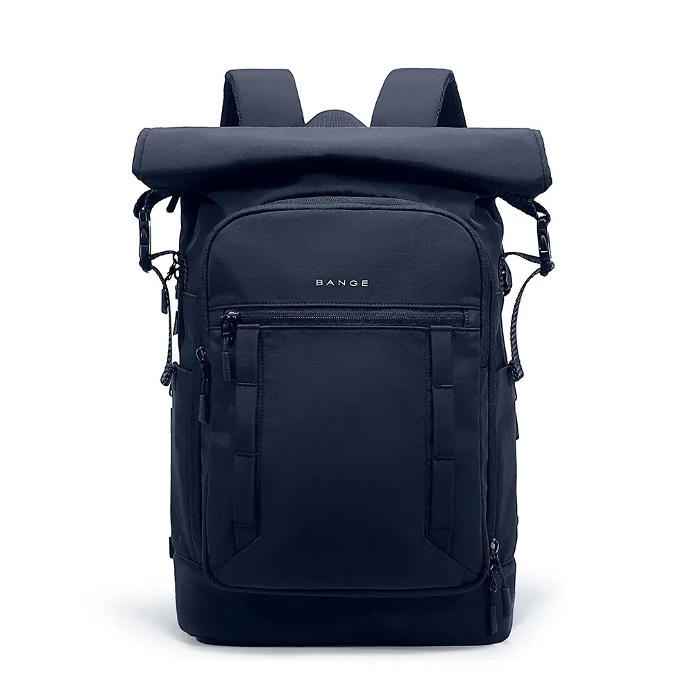 sac dos nylon gris clair décontracté poignée souple bandoulière arquée fermeture éclair expandable ultra léger informatique voyage urbain école sac quotidien