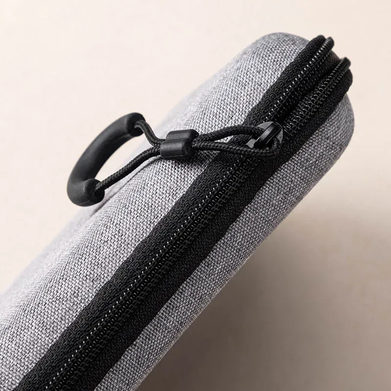 mini sac de rangement gris pour produits numériques, étui de protection antichoc, portable, sauna, téléphone, câble de données usb, chargeur u stick