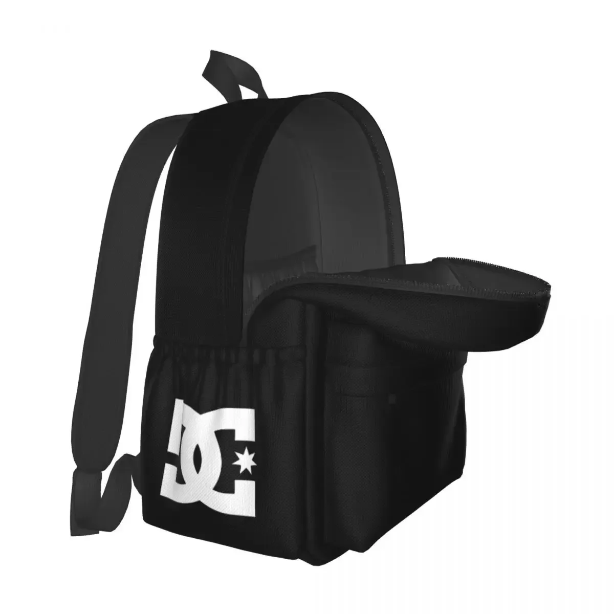 sac dos polyester noir grand capacité usage étudiant voyage journee sport activités plein air
