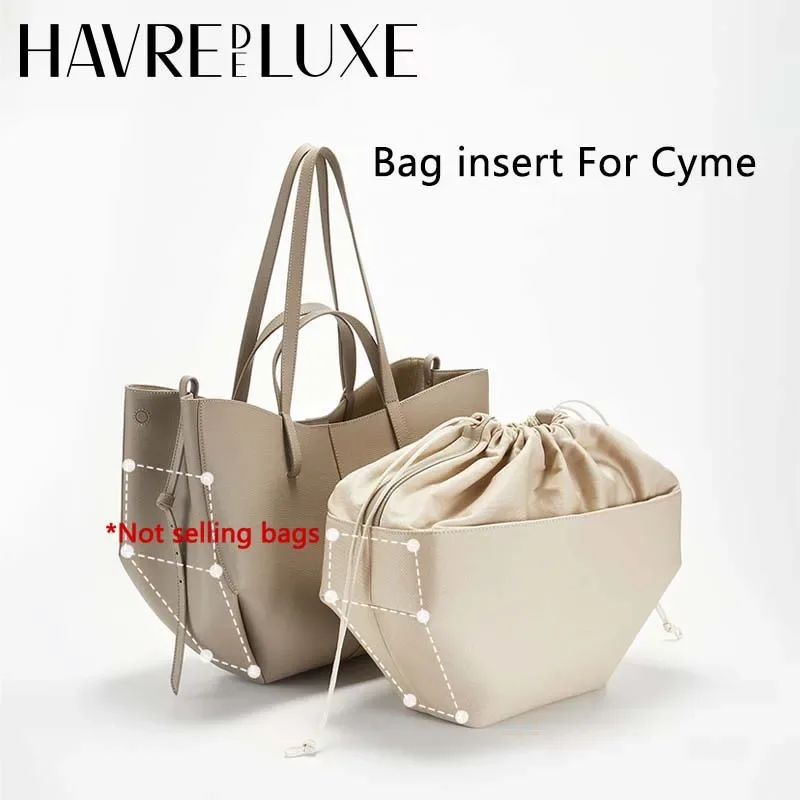 Organisateur de sac à main pour Cyme Mini Tote, insert de rangement pour sac Cyme Tote, maintient la forme, accessoires de sac