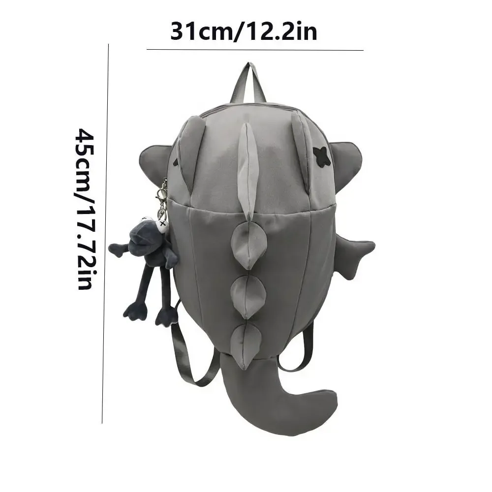 sac à dos tendance imperméable motif requin, grande capacité, multi-poches, sac de voyage pour ordinateur portable, sac décontracté pour étudiants, garçons et filles