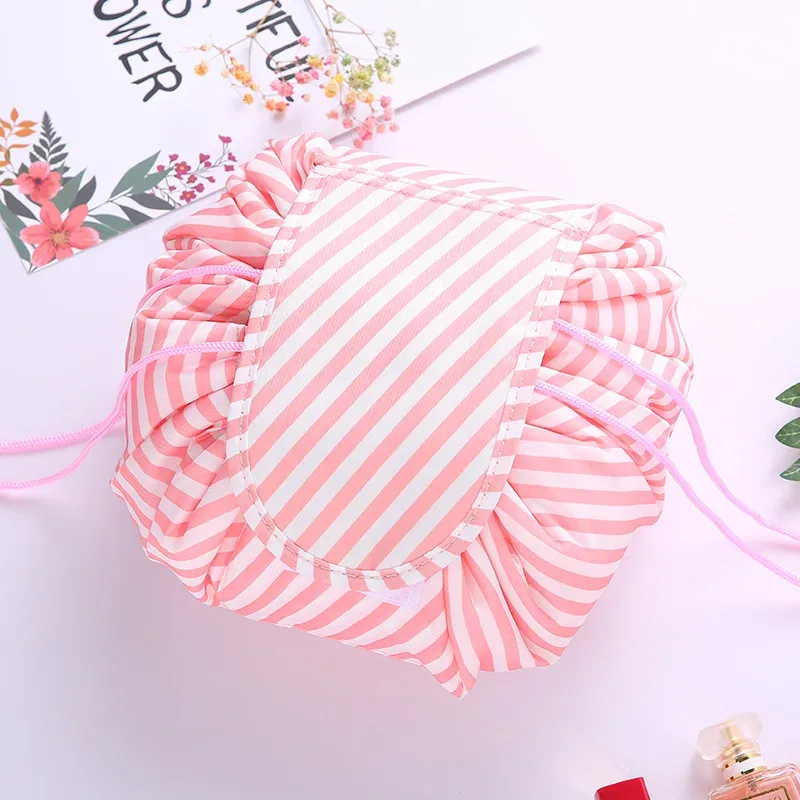 nouvelle trousse de toilette portable pour femme, sac de rangement à cordon de serrage grande capacité, best-seller
