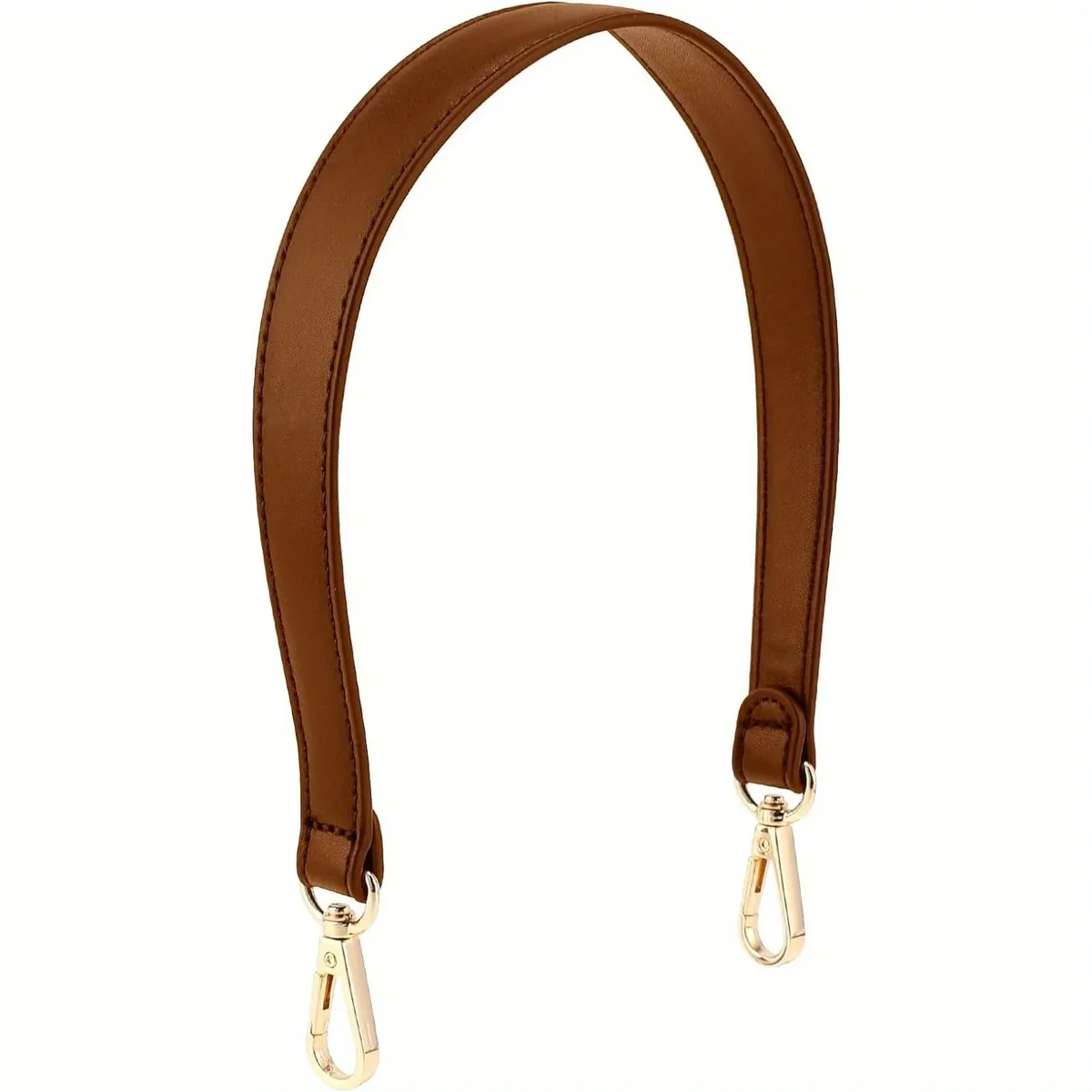 sangle de sac à bandoulière en cuir noir, poignée de sac à main en cuir de 19 pouces, sangles de remplacement avec fermoirs pivotants
