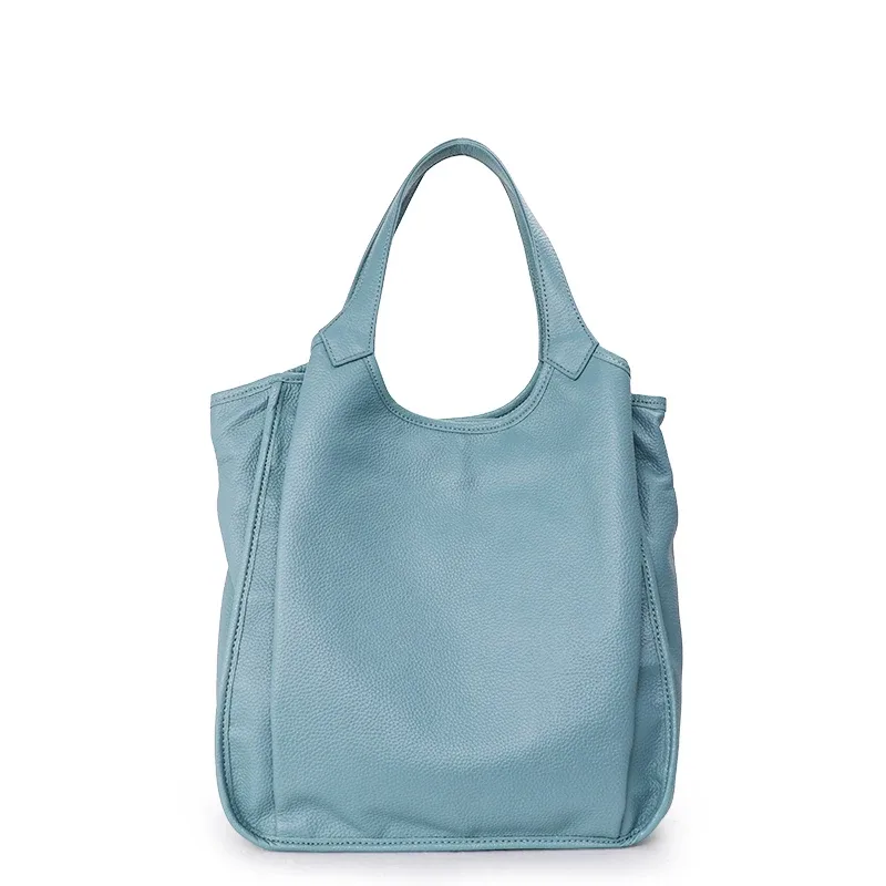 aidrani – sac fourre-tout en cuir de vache véritable pour femmes, sac à bandoulière en cuir souple de grande capacité, sac à main pour le bureau et les déplacements quotidiens