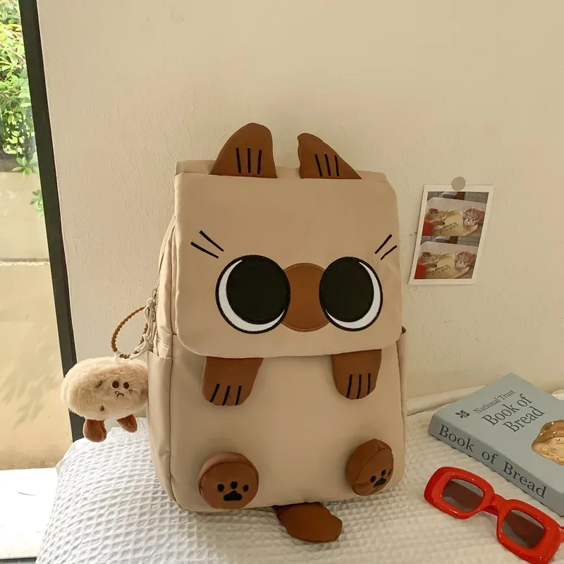 sac à dos kawaii kitty pour étudiants, sac d'école, sac à dos de dessin animé, sac à dos pour ordinateur portable, sac à dos de voyage en plein air pour garçons et filles, cadeaux