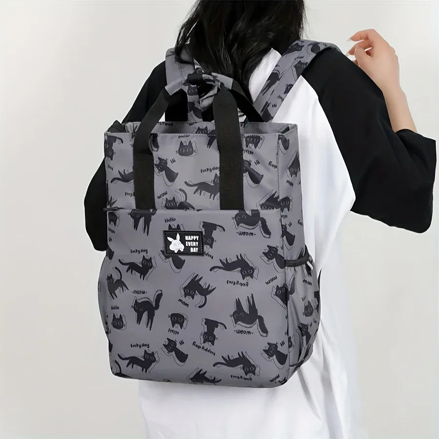 sac à dos de dessin animé d'affaires de 15.6 pouces, sac de voyage de conférence, cartable d'étudiant, sac multifonctionnel pour ordinateur portable, sacs à dos