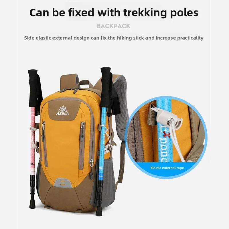 sac à dos de randonnée personnalisé avec logo, léger, grande capacité, pour sports de plein air, randonnée, camping, vente en gros
