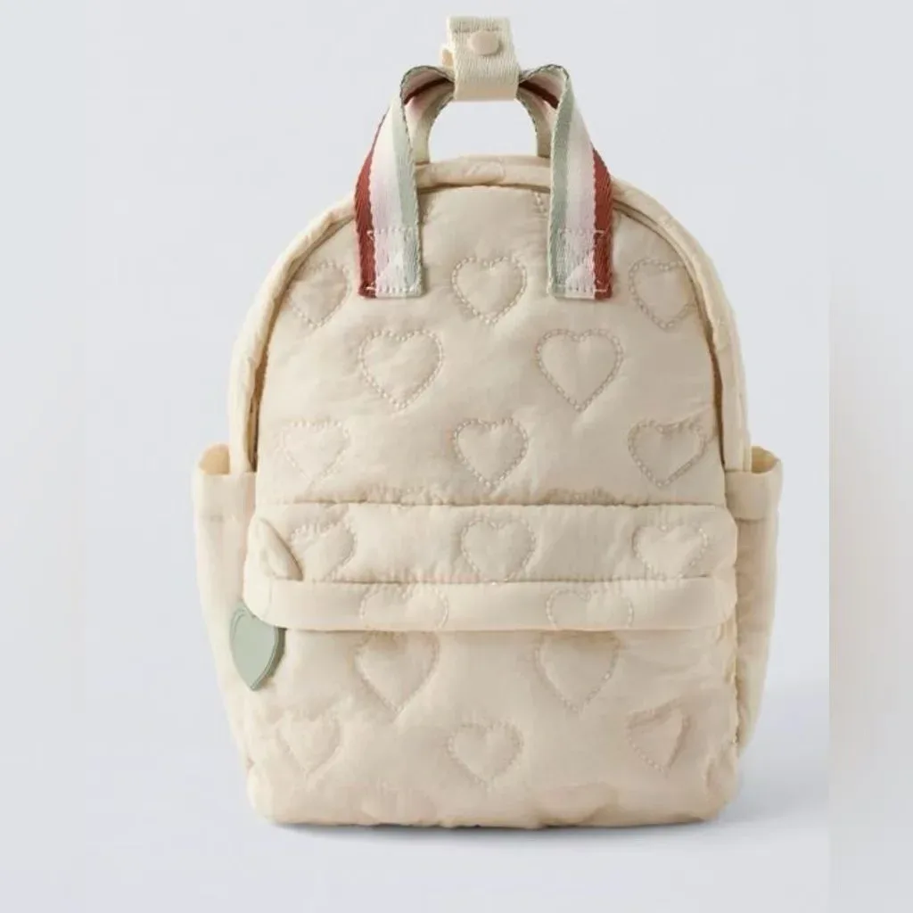 nouveau sac brodé en forme de cœur de haute qualité, petit sac à dos décontracté, cadeau personnalisé unique pour la rentrée scolaire des enfants, avec nom
