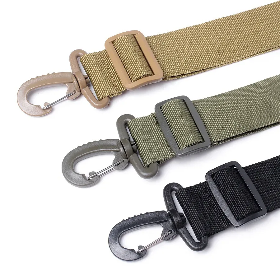 ceinture sac tactique nylon noir remplacement simple bandoulière usage voyage chasse paintball camping randonnée
