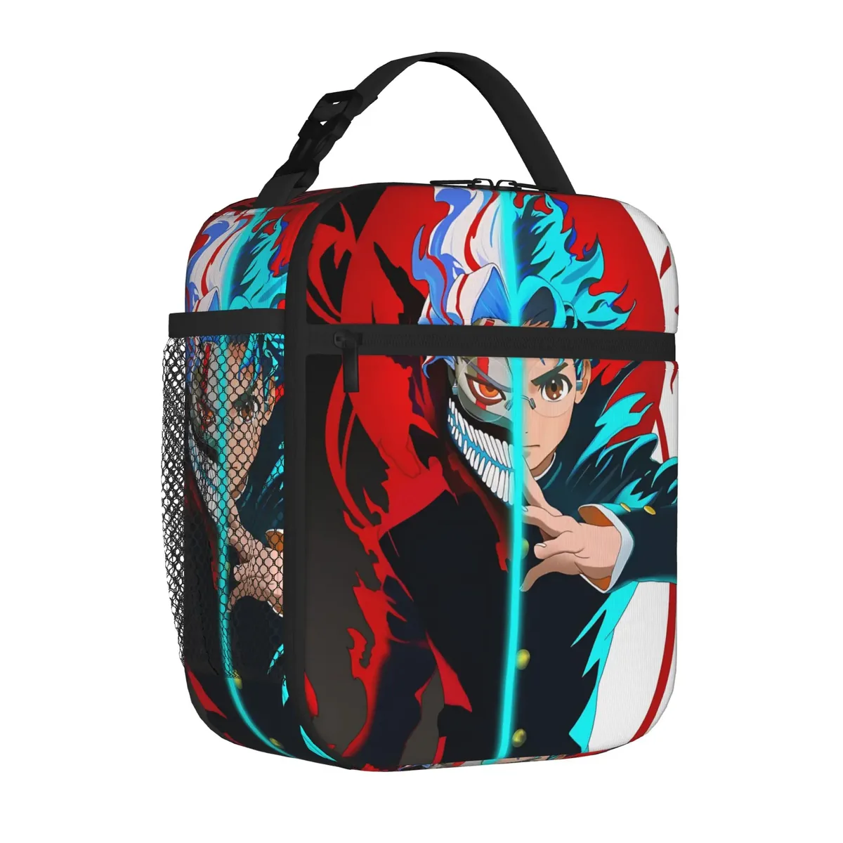 Sac de rangement avec fermeture à glissière, 1 pièce, pochette de rangement Dandadan, boîte à lunch scolaire réutilisable pour le déjeuner