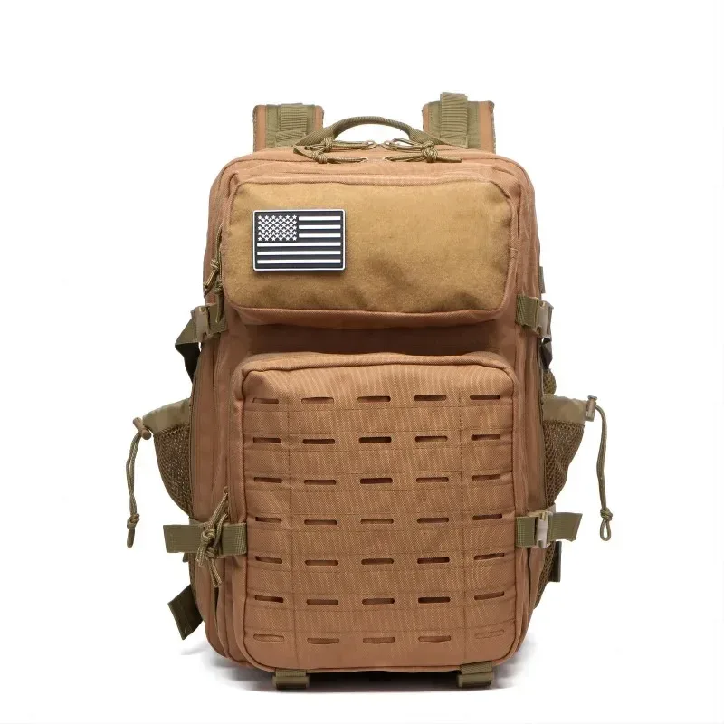 sac dos oxford université noir camouflage bandes latérales poches fermeture éclair usage voyage extérieur chasse randonnée camping salle sport
