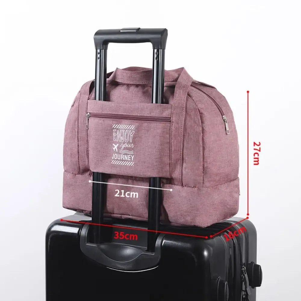 sac de voyage pour femmes de grande capacité, léger, sac de natation, sac de sport et de yoga, sac à main avec large bandoulière, sac de transport extérieur pour articles secs et humides.