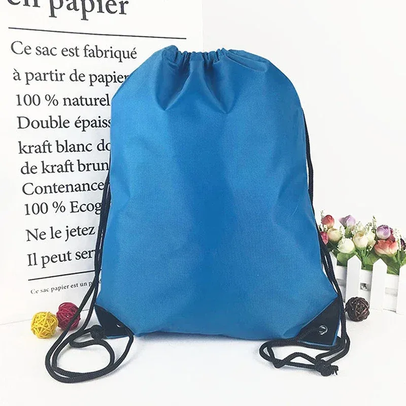 sac de sport pliable et étanche, sac à dos de fitness avec cordon de serrage, poche de magasin, randonnée camping natation, sacs de sport pour hommes et femmes
