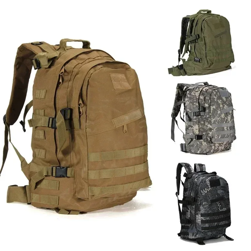 50L 3D extérieur sac à dos tactique Molle sac d'assaut étanche chasse escalade randonnée pêche Trekking voyage Mochila sac à dos