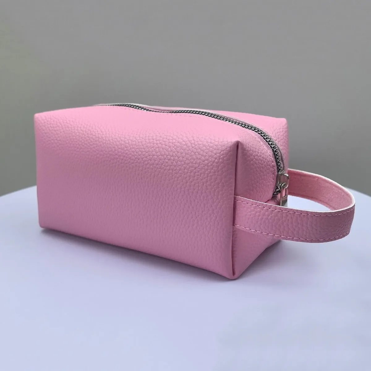 sac de rangement de cosmétiques en cuir pu, trousse de maquillage multifonctionnelle, organisateur de toilette portable de grande capacité