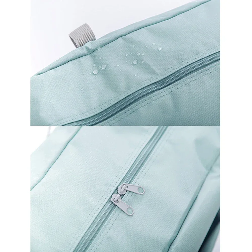 sac de voyage pliable imperméable de couleur unie, sac à bagages léger de grande capacité