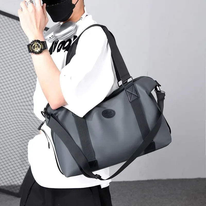 sac de voyage décontracté et tendance pour hommes et femmes, grande capacité, rangement à main, sport et fitness, utilisation en extérieur