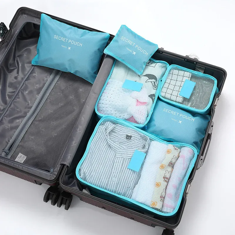 organisateur voyage sac compression tissu oxford gris bleu foncé rouge foncé choisir utilitaire transport affaires