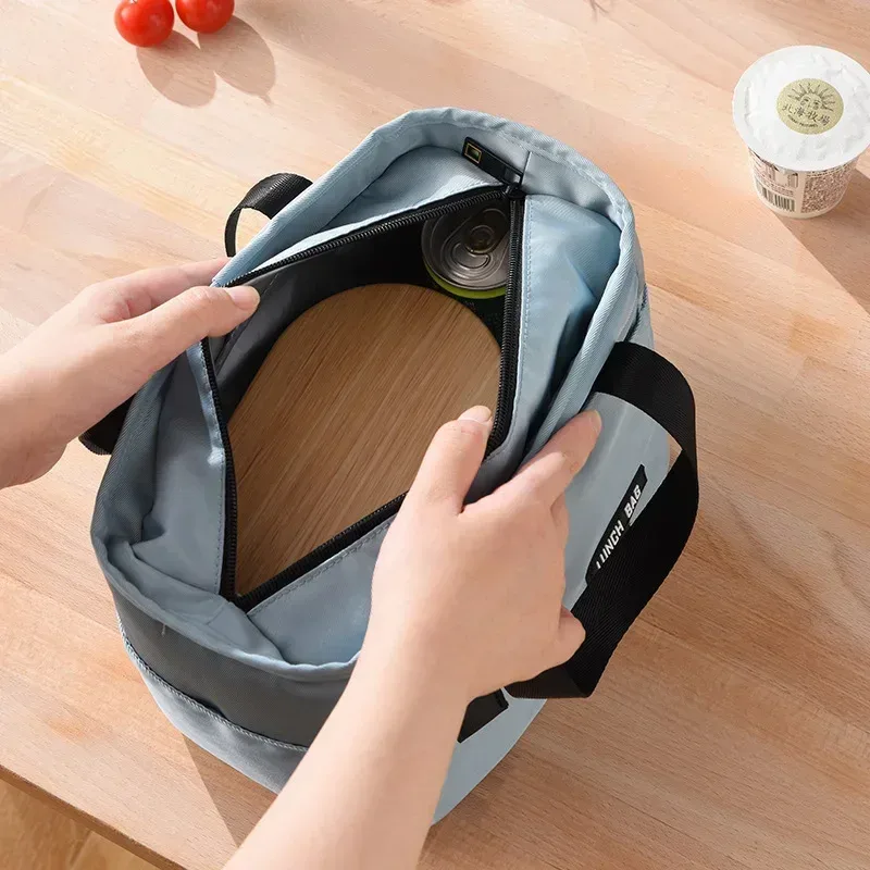 sacs de rangement à fermeture éclair pour femmes, sacs isothermes de voyage pour pique-nique, sacs à main, boîte à lunch bento, sac thermique grande capacité pour aliments