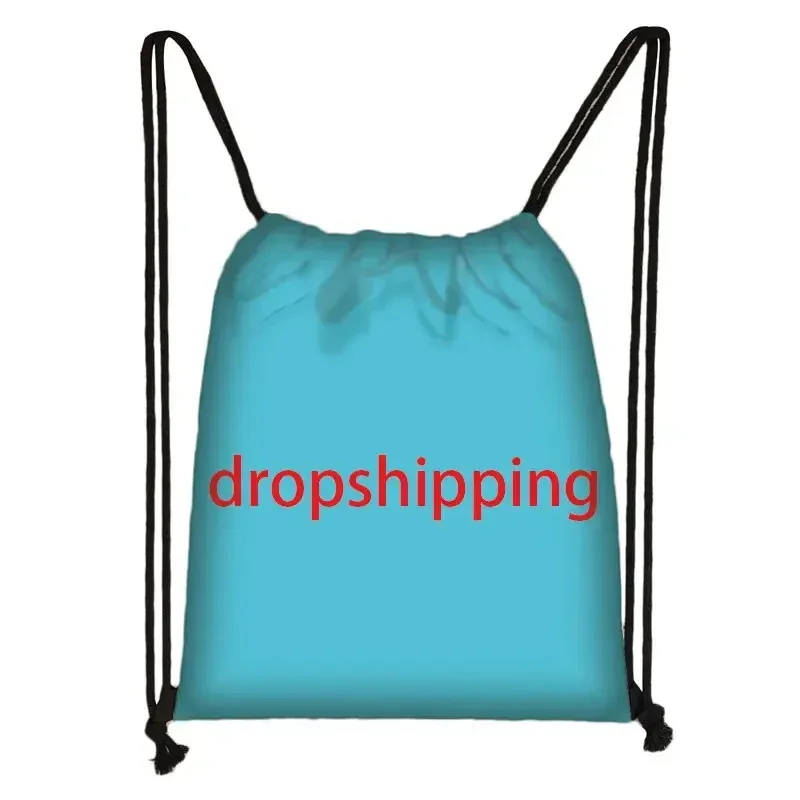 sac à cordon personnalisé pour hommes et femmes, sacs de voyage sr causaux, sac à dos fémintuel pour dames, image personnalisée, logo, nom