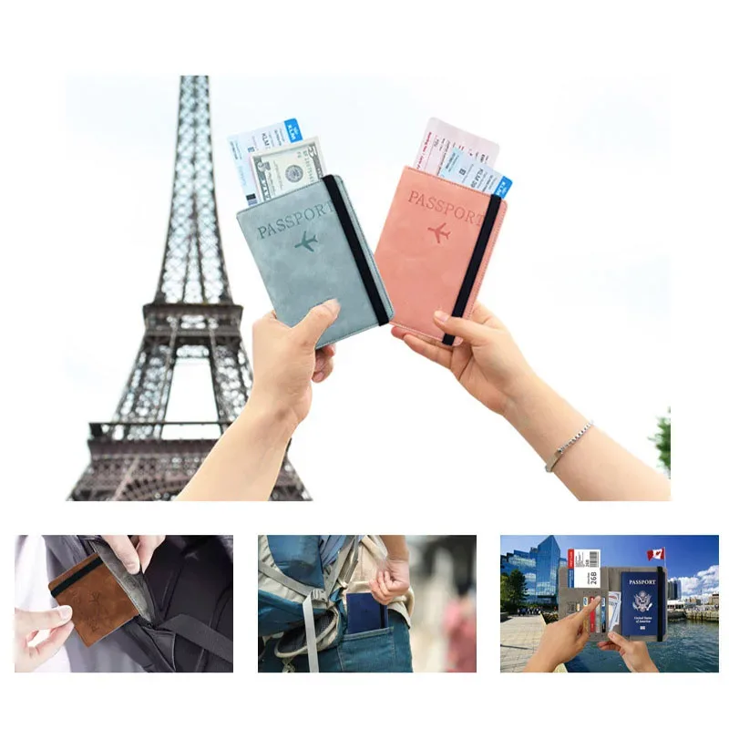 porte-passeport essentiel de voyage, nouveaux porte-livres pour passeport, accessoires de voyage/pochette pour passeport, étui portefeuille pour hommes/femmes