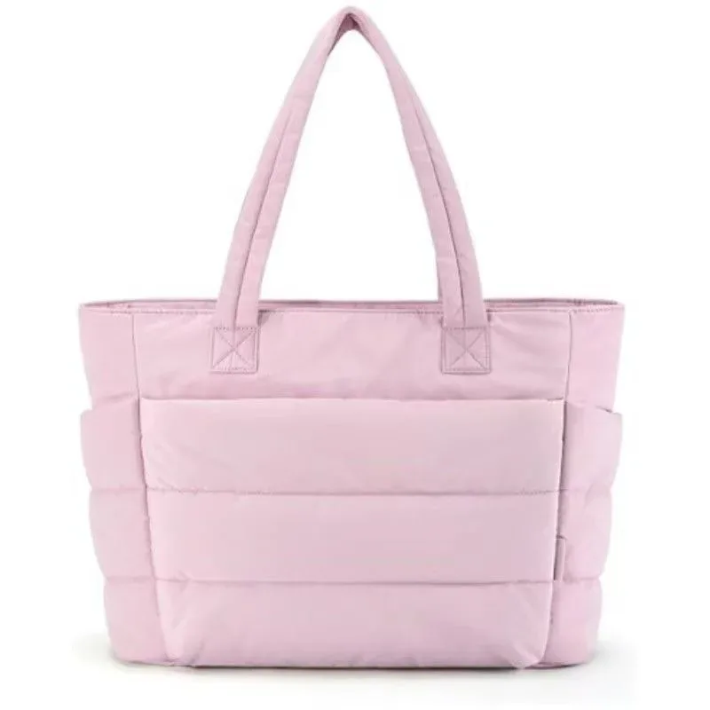 sac à bandoulière léger et moelleux pour femme, sac fourre-tout portable pour voyage, fitness, travail, décontracté, sac à l'épaule, tendance transfrontalière