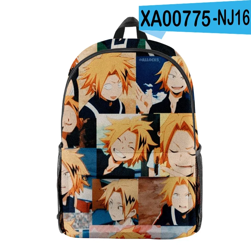 luxe populaire denki kaminari élève bookbag cahier sacs à dos impression 3d oxford imperméable garçons/filles voyage sacs à dos