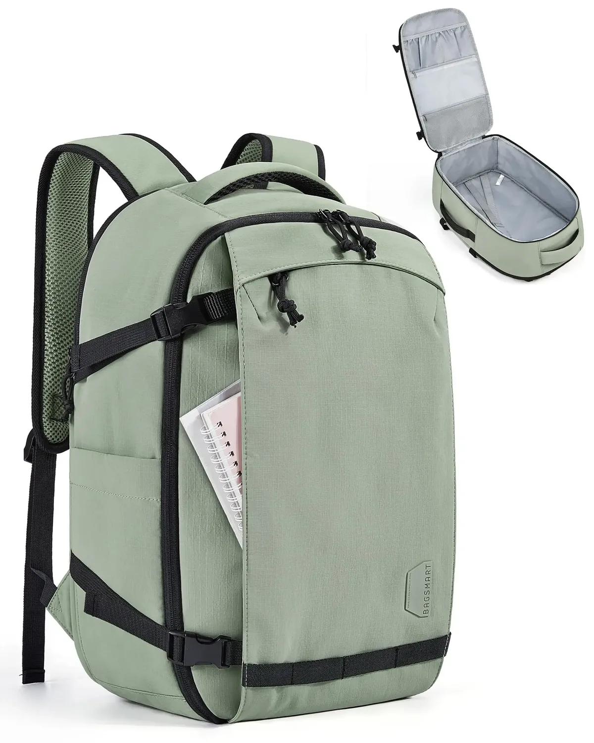 sac dos pvc beige gris vert compression ventilation anti thieves voyage sport ecole shopping