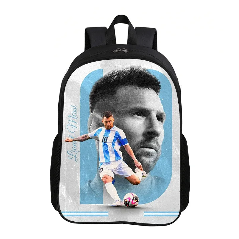 sac à dos m-messi pour l'école et les voyages, sac à dos de sport pour enfant, sac à dos de football pour enfant, sac à dos de star du football, cadeau