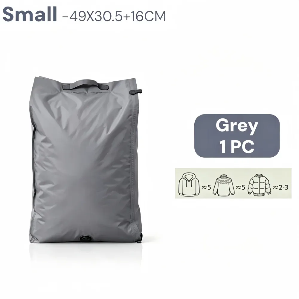 sacs de rangement sous vide pour voyage, économiseurs d'espace, réutilisables, résistants à la poussière et à l'humidité, sacs de compression durables pour valises de voyage
