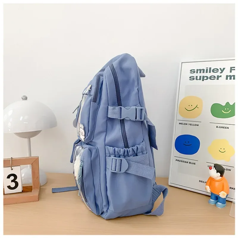 sac à dos scolaire coréen multi-couches avec compartiment ergonomique, grande capacité, pour étudiants, tendance, pour les voyages