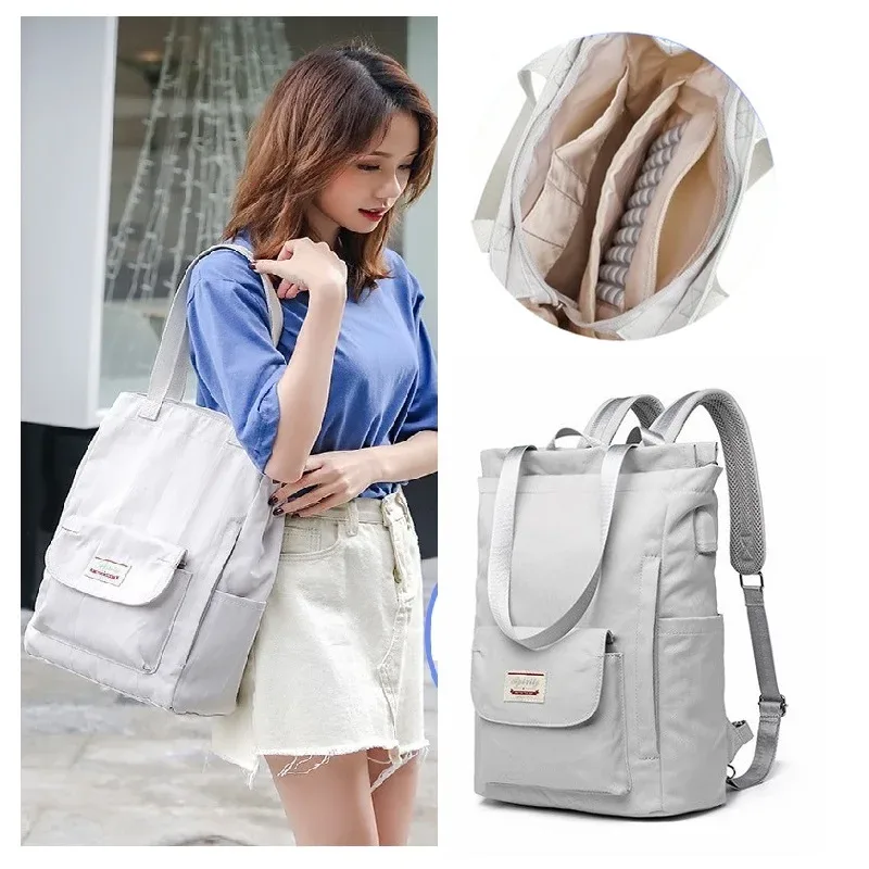 sac à dos étanche pour ordinateur portable mn pour femme, 13 pouces, 13.3 pouces, 14 pouces, 15 pouces, 15.6 pouces, mode coréenne, toile oxford, usb, sac à dos universitaire 600
