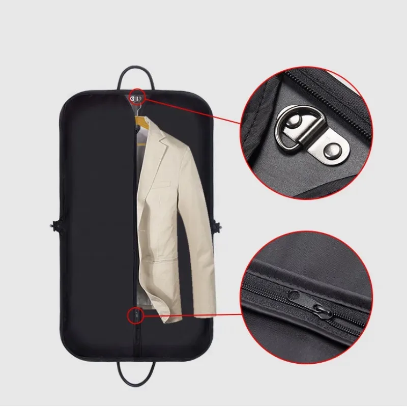 jxsltc sac d'affaires hommes costume d'affaires d'eau costume sac en nylon sac de rangement de costume de voyage adapté au sac suspendu de costume