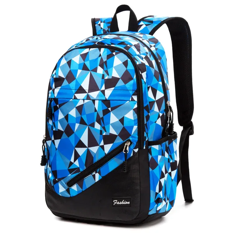 nouveau sac à dos d'école d'impression de camouflage pour adolescents cartable orthopédique de grande capacité garçons filles pochette d'ordinateur sac à dos cartable