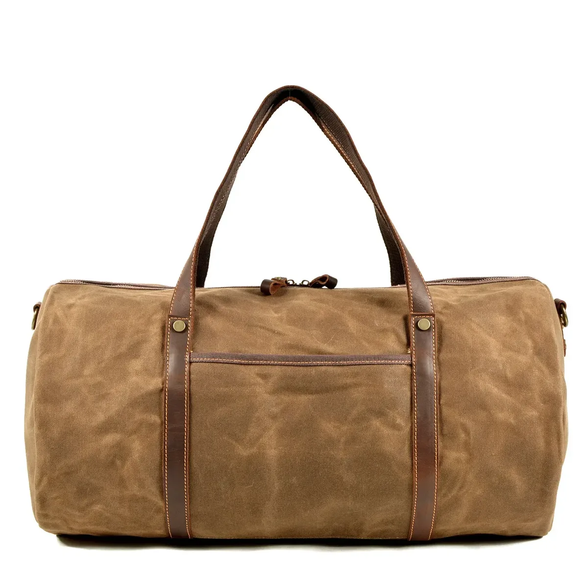 sac de voyage pliant rétro de grande capacité, sac à bandoulière portable étanche pour fitness en plein air