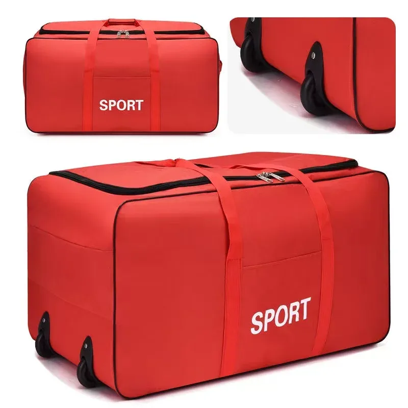 sacs à roulettes pliables avec roulettes, sac de rangement pour bagages, bagage à main de grande capacité, valise à roulettes extensible electrolux