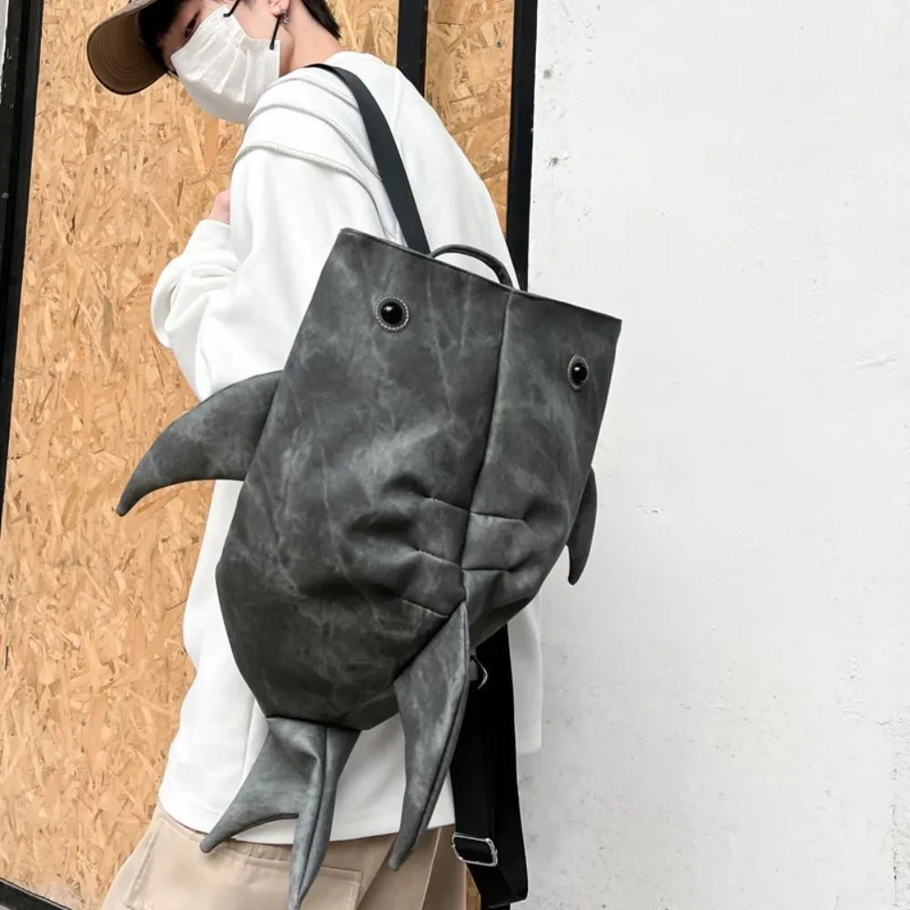sac à dos en forme de baleine animale de grande capacité, sac à dos oxford grillé, sac à dos étanche à fermeture éclair, sac initié au collège pour étudiants
