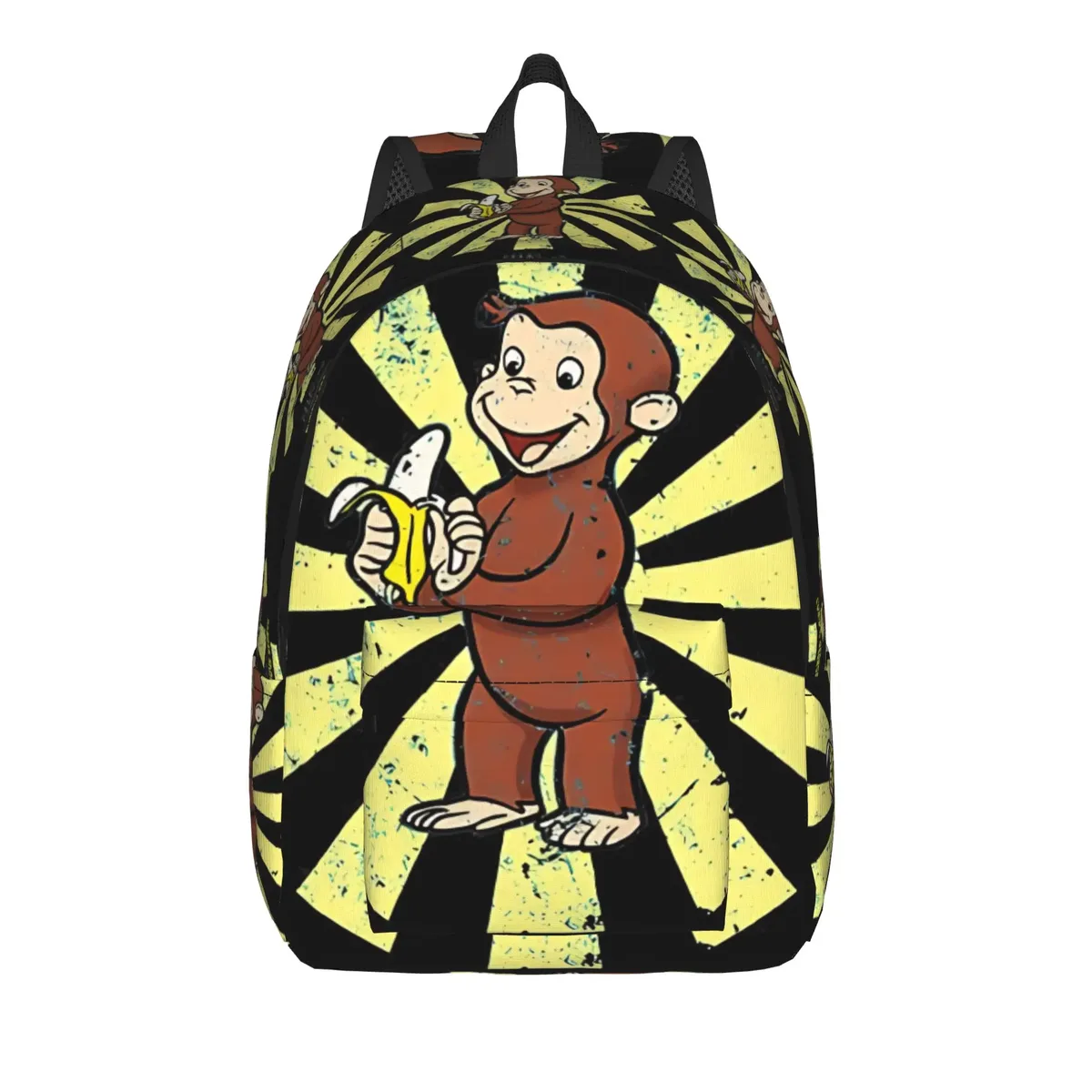 sac à dos curious george dessert activity stickers, sacs à dos de voyage pour filles, sacs d'école kawaii, grand sac à dos de créateur