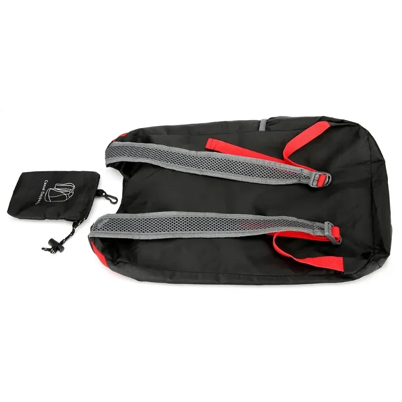 sac à dos portable pliable 10l, résistant aux éclaboussures, sac d'alpinisme pliable, sac de jour de voyage ultraléger, sac de sport pour hommes et femmes