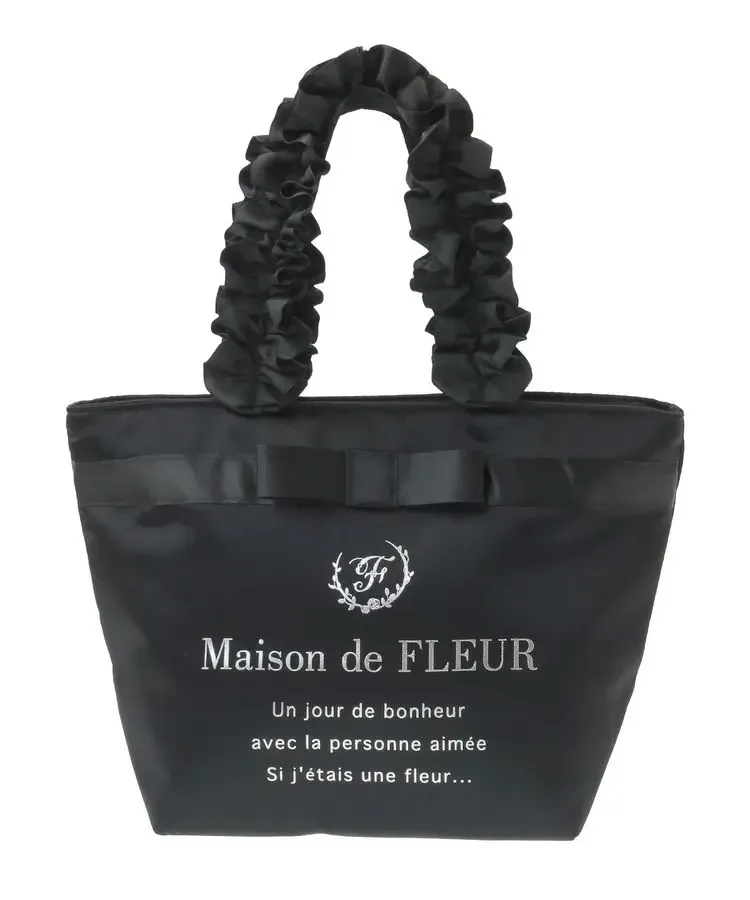 style japonais nouvelle lettre satin mignon nœud lolita portable sac fourre-tout femmes déplacements polyvalent plissé doux unique sac à bandoulière
