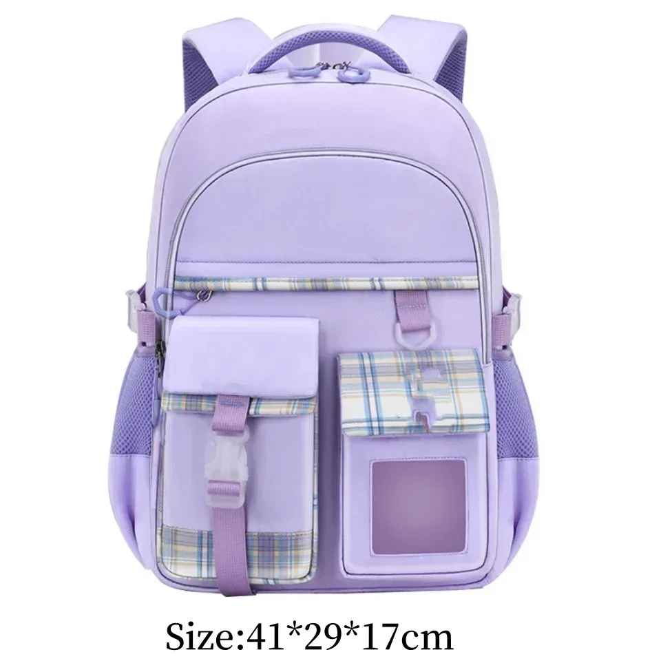 nouveau type de sac à dos léger pour filles de l'école primaire, sac à dos pour enfants, grande capacité, protection de la colonne vertébrale, vente en gros, étanche