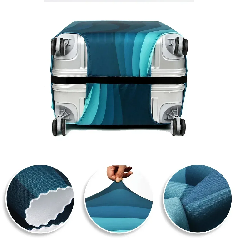 housse de protection pour bagages imprimé don't touch me, pour valise de 18 à 32 pouces, housse en tissu extensible, housse de chariot, accessoires de voyage