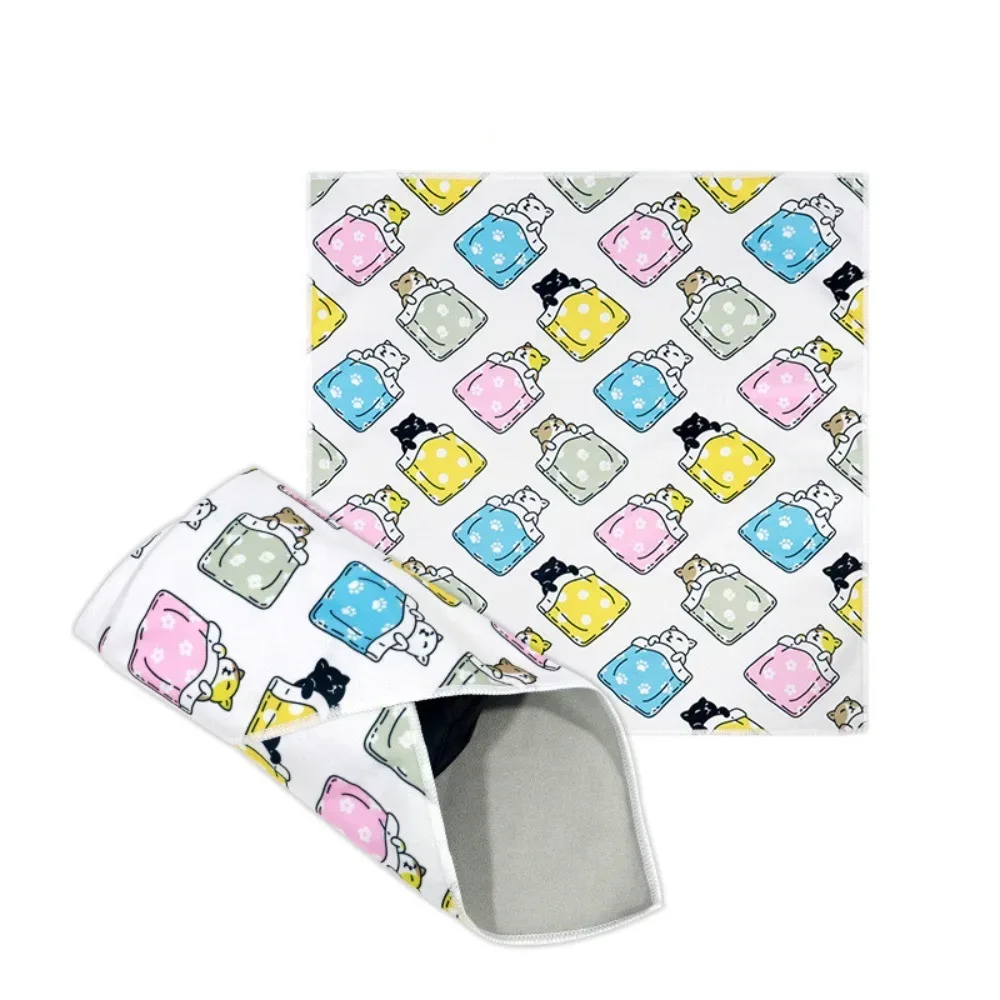 tissu protecteur d'objectif 50x50cm, enveloppe de protection carrée pliable pour appareil photo, tissu auto-adhésif multi-usages, sac de rangement cosmétique