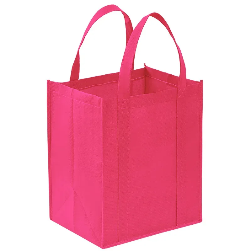 sacs à provisions réutilisables simples pour femmes, sac à main d'épicerie portable et écologique, sac fourre-tout de grande capacité, pliable et rapide
