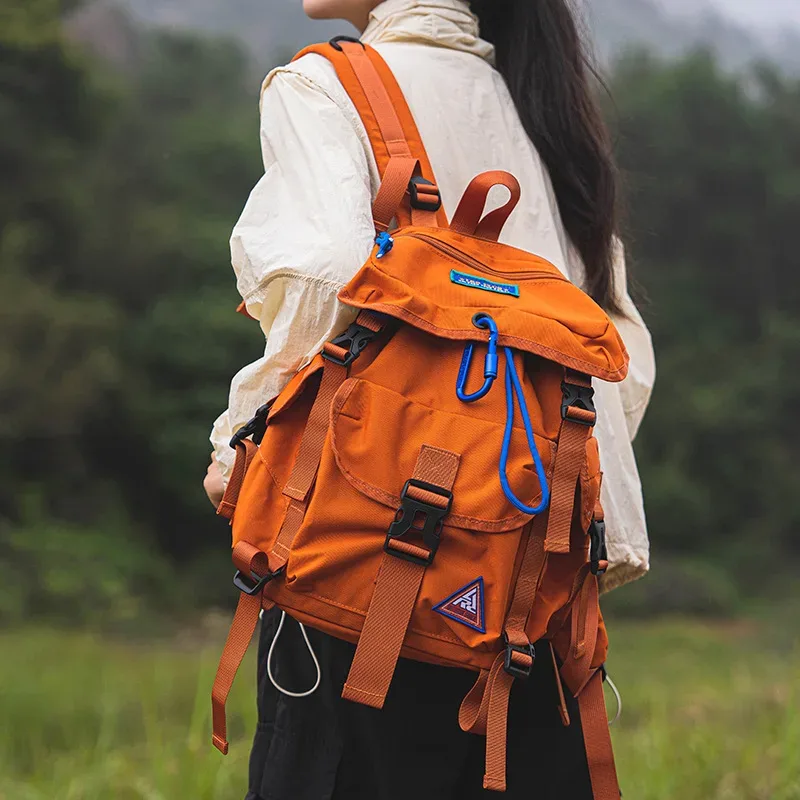 sac à dos de voyage à la mode pour femmes et hommes, randonnée en plein air, escalade, sac d'exploration multifonctionnel, sacs de camping pour adolescents