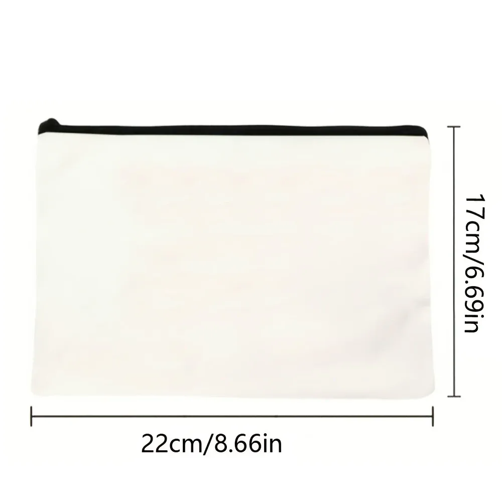 Pochette de maquillage personnalisée avec imprimé chat - Organisateur de cosmétiques à fermeture éclair avec un adorable motif multi-chats, polyester durable, grande capacité