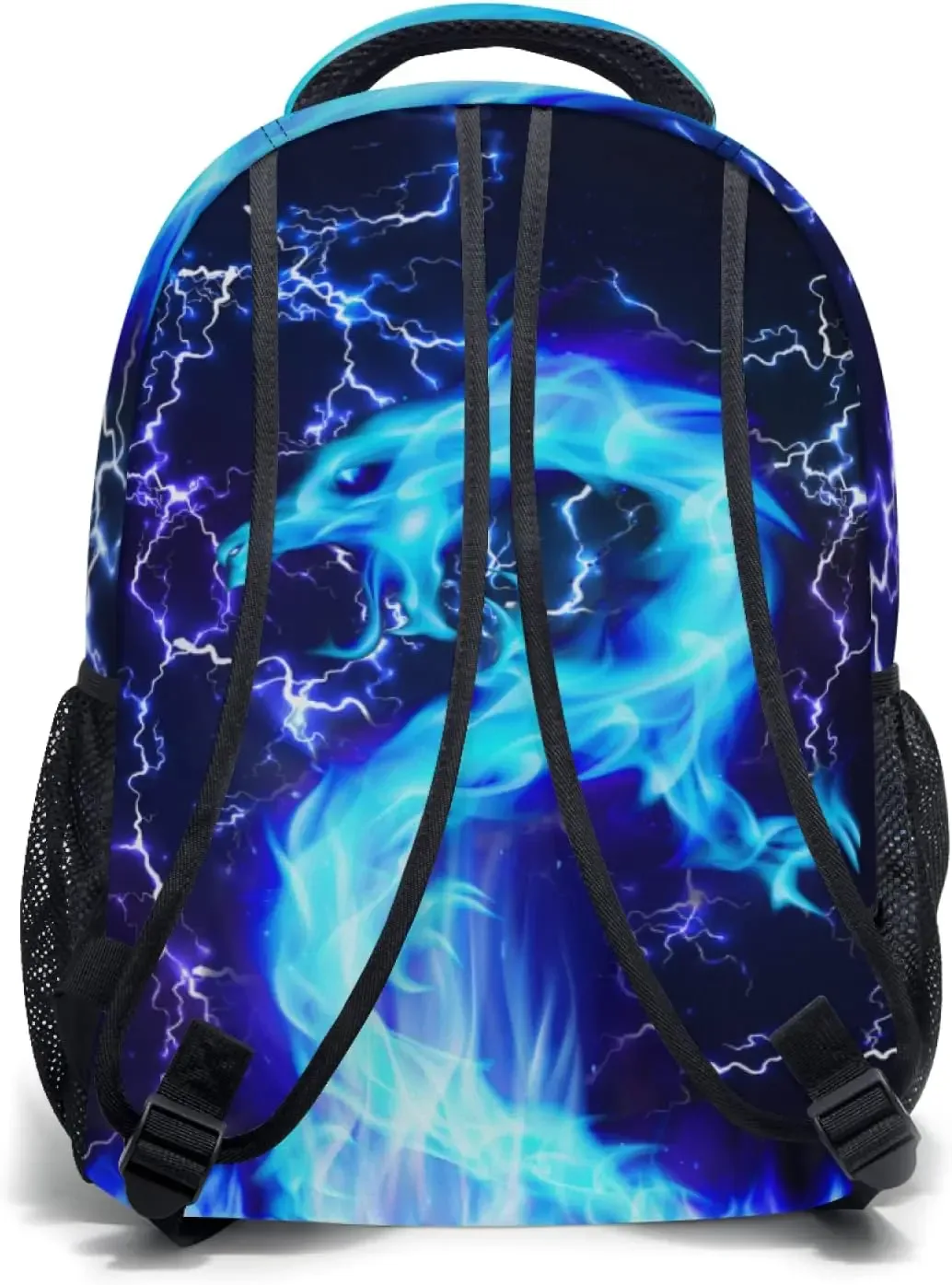 sac à dos dragon bleu, sac à livres à éclairage cool pour enfants, adolescentes, filles et garçons, cadeaux de retour à l'école pour 2e 3e 4e 5e 6e année